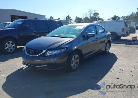 2014 Honda Civic Lx из США, поврежденный, VIN 19XFB2F56EE071737